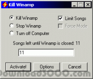 Kill Winamp screenshot